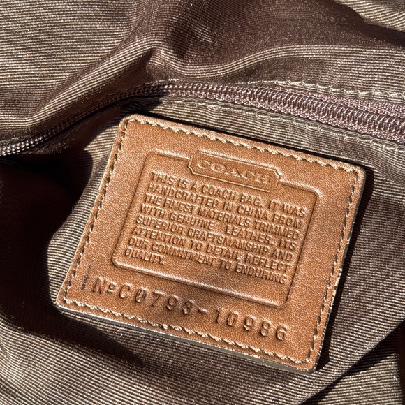 VTG Coach 10986 Chelsea Signature Turn Lock Satchel Medium Shoulder Tote Handbag - Picture 4 of 6